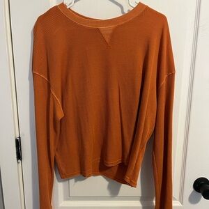 Wild Fable Orange Long Sleeve Tee